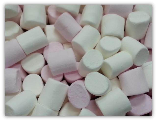Pink and White Plain Marshmallows
